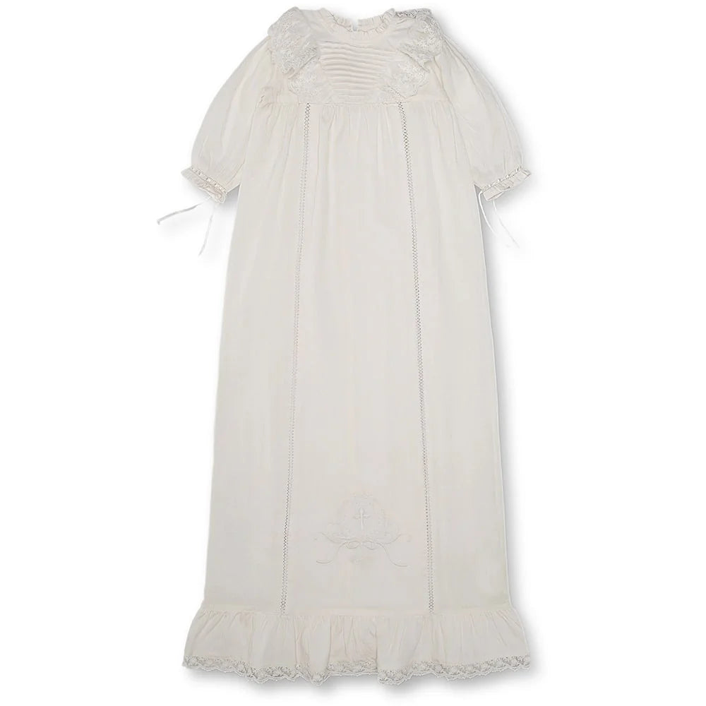 Christening Baptism Dress Sea Salt Swanky Boutique