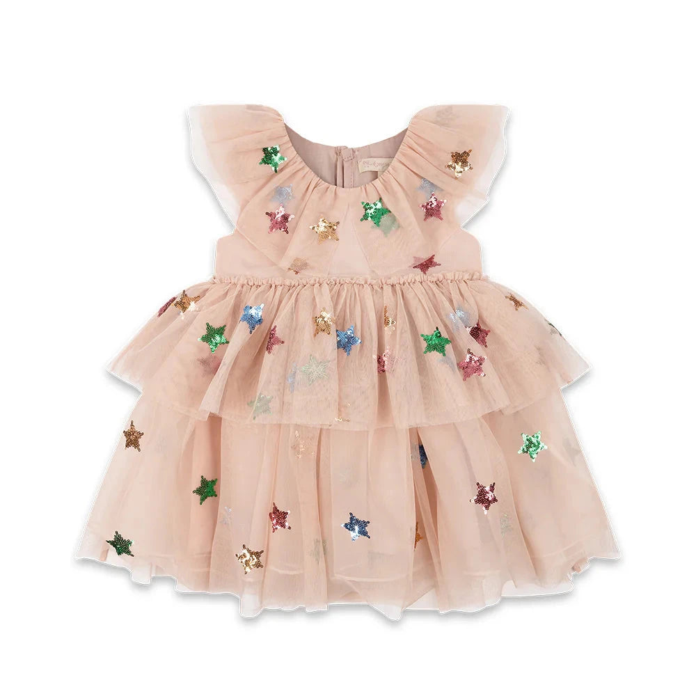 Yvonne Fairy Dress with Sequin Hearts
