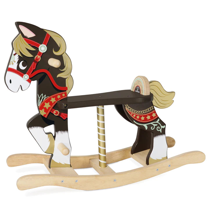 Classic Wooden Rocking Horse Swanky Boutique