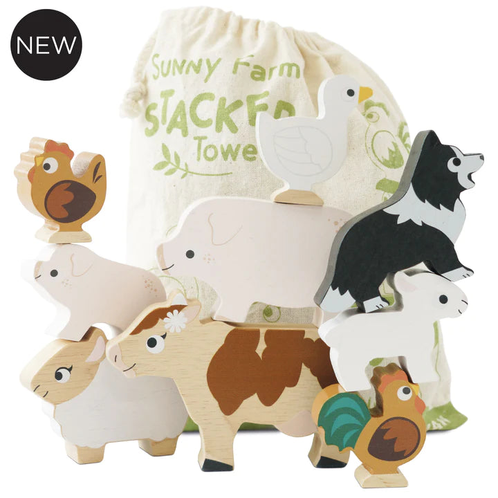 Le toy van stacking animals shop
