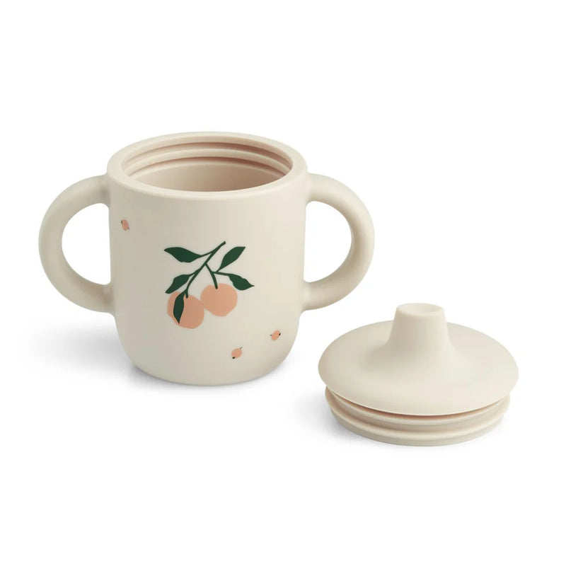 Liewood - Neil Silicone Sippy Cup Peach Sea Shell Mix - Swanky Boutique