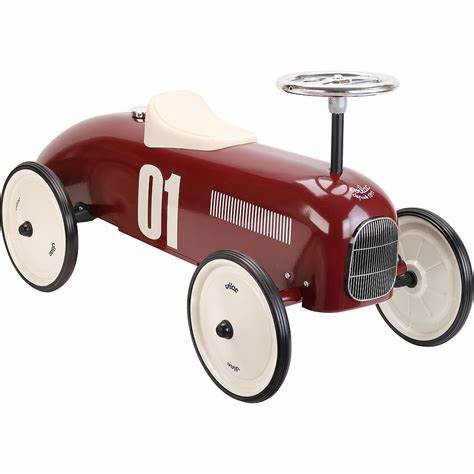 Ride on Vintage Car Burgundy Swanky Boutique