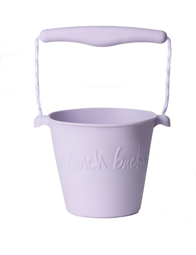 scrunch - Beach Bucket, Foldable - Dusty Purple - swanky boutique malta