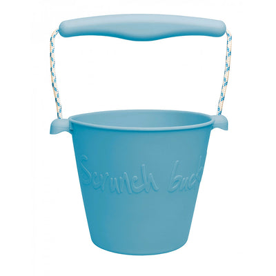 scrunch - Beach Bucket, Foldable - Petrol Blue - swanky boutique malta
