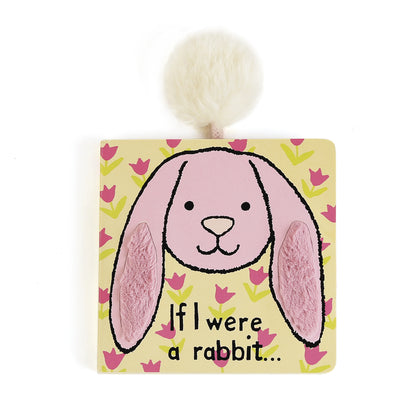 jellycat - if i were a rabbit book pink board book - swanky boutique malta