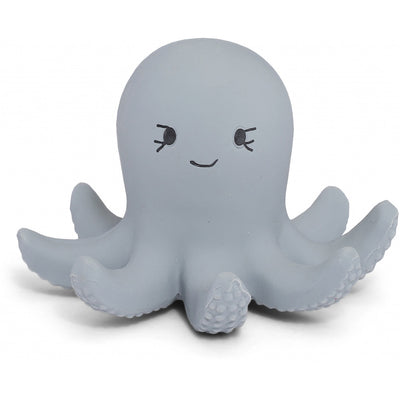 Konges Sloejd - Teether Octopus Blue 100% Natural Rubber - Swanky Boutique