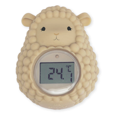 Konges Sloejd - Bath Thermometer Silicone Sheep Sand & Blush - Swanky Boutique