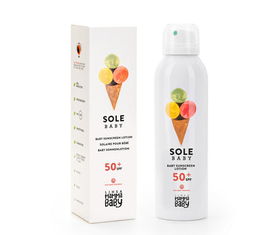 linea mammababy - Sunscreen (Face & Body) Spray SPF 50+, Baby Eco Reef (150ml) - swanky boutique malta