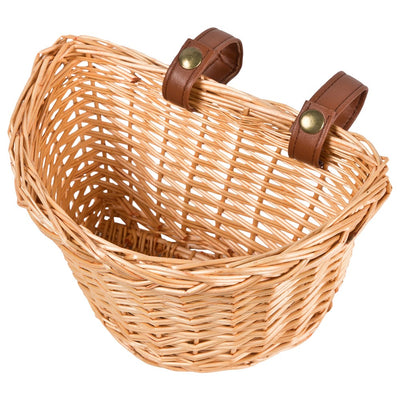 stoy - Bicycle Basket Willow M (STOY) - swanky boutique malta
