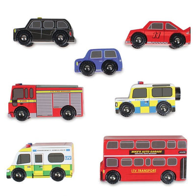 Le Toy Van - The London Car Set 7 Cars - Swanky Boutique