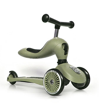 Scooter Highwaykick 1 - Olive (1-5 Years)
