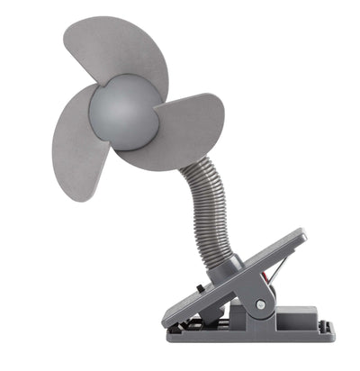 dooky - stroller fan soft foam clip on grey - swanky boutique malta