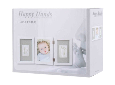 dooky - happy hands triple frame white - swanky boutique malta