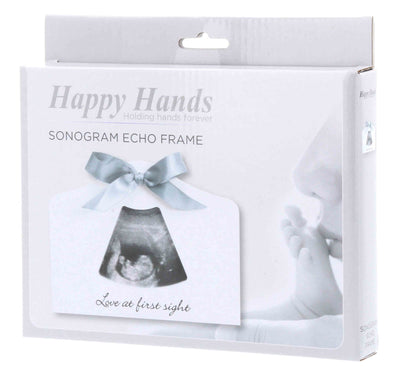 dooky - happy hands sonogram echo frame white - swanky boutique malta