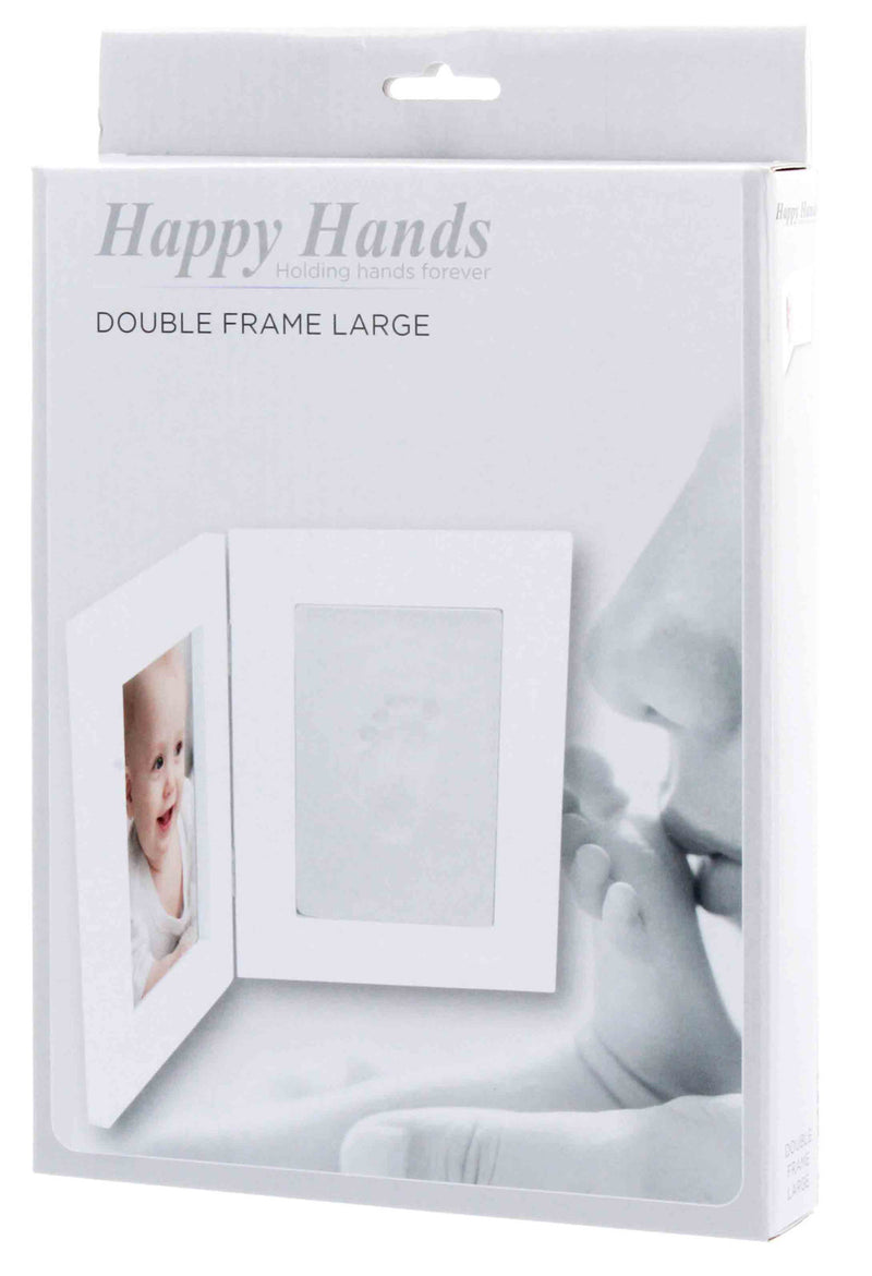 dooky - happy hands double frame large white - swanky boutique malta