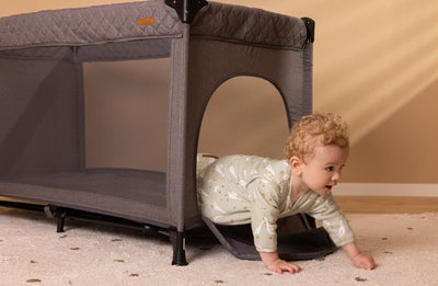 Little Dutch - Travel cot in bag Grey - Swanky Boutique