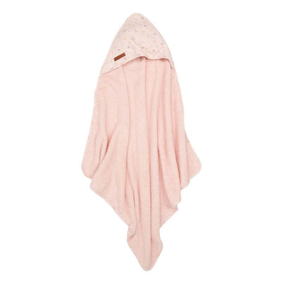 Little Dutch - Towel with Hood 100x100cm Little Pink Flowers - Swanky Boutique