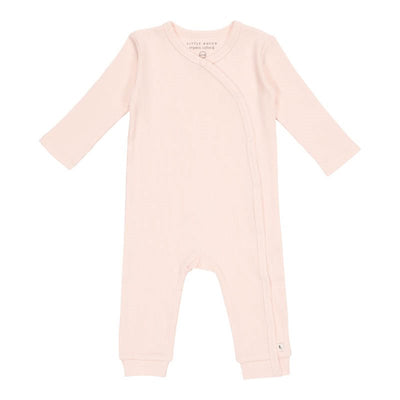 Little Dutch - One piece Wrap Suit Organic Cotton Ribbed Light Pink - Swanky Boutique