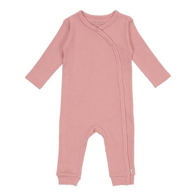 Little Dutch - One piece Wrap Suit Organic Cotton Ribbed Vintage Pink - Swanky Boutique