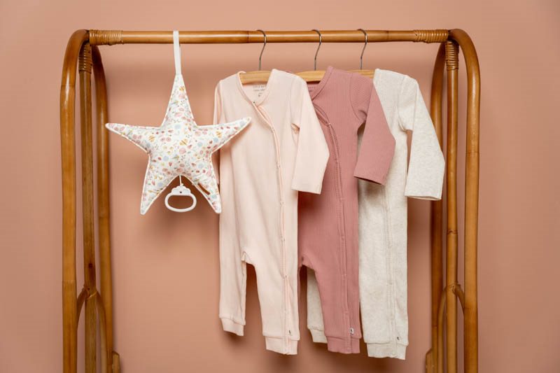 Little Dutch - One piece Wrap Suit Organic Cotton Ribbed Light Pink - Swanky Boutique