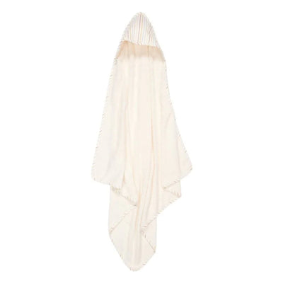 Little Dutch - Towel with Hood 100x100cm Vintage Sunny Stripes - Swanky Boutique