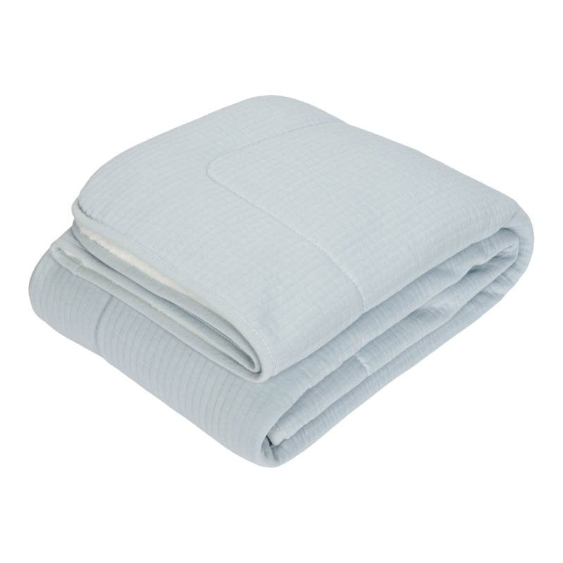 Bassinet Blanket 70 X 100cm Pure Soft Blue Swanky Boutique