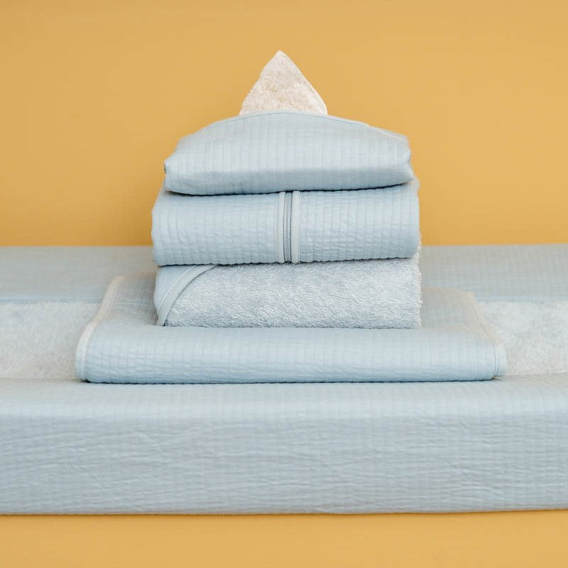 Little Dutch - Bassinet Blanket 70x100 Pure Soft Blue - Swanky Boutique
