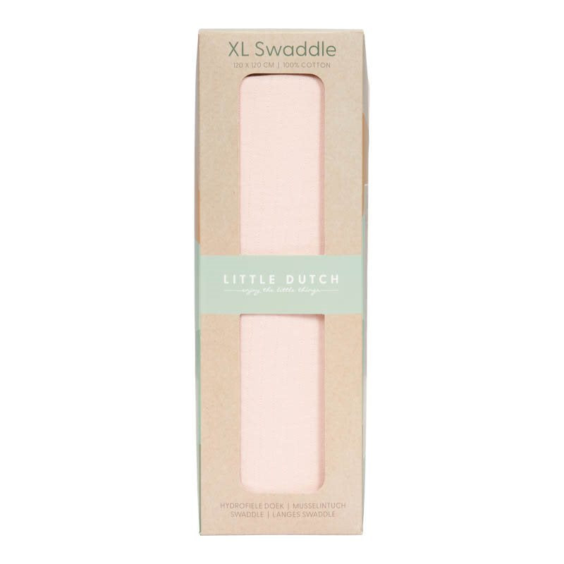 Swaddle XL 120x120 - Pure Soft Pink