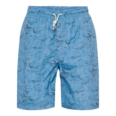 Little Dutch - Mens Swim Shorts Sea Life Blue UPF 50+ - Swanky Boutique