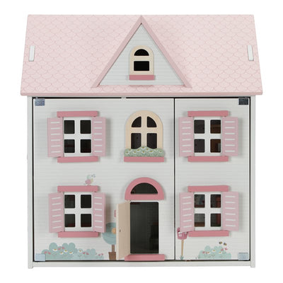 Little Dutch - Doll's House, Wooden - Pink - Swanky Boutique 