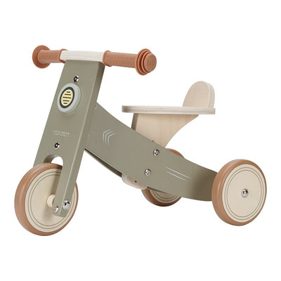 Little Dutch - Wooden Tricycle - Olive - Swanky Boutique