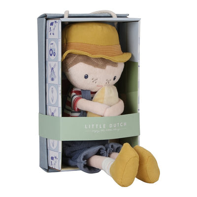 Swanky boutique Doll, Soft 35cm - Farmer Jim Little Farm Little Dutch