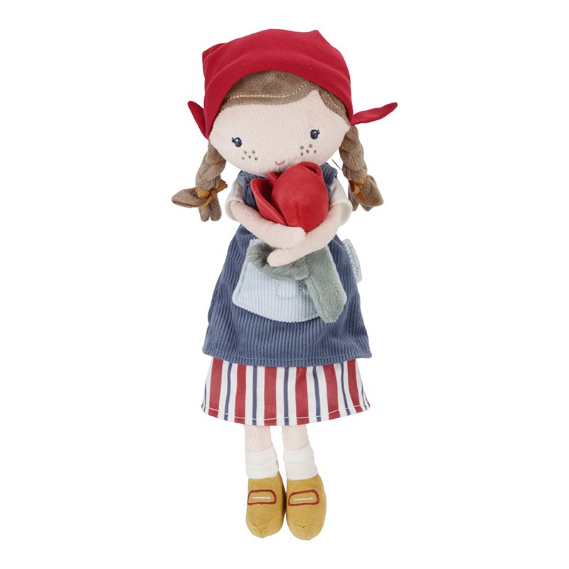 Swanky boutique Doll, Soft 35cm - Farmer Rosa Little Farm Little Dutch