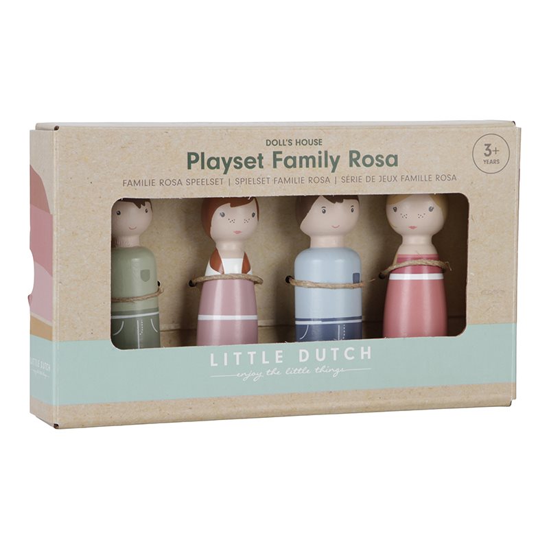 Little Dutch - Dollhouse Expansion Set Family Rosa- Swanky Boutique