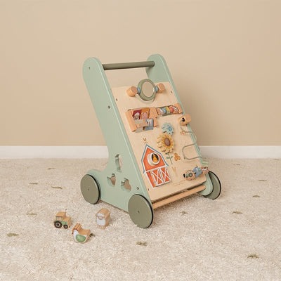 Swanky Boutique Baby Walker, Multi-Activity - Little Farm Little Dutch