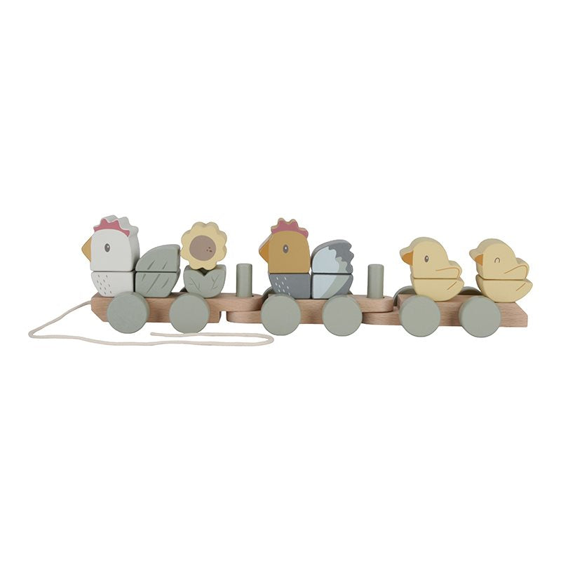 Little Dutch - Stacking Train - Chicken Little Farm - Swanky Boutique