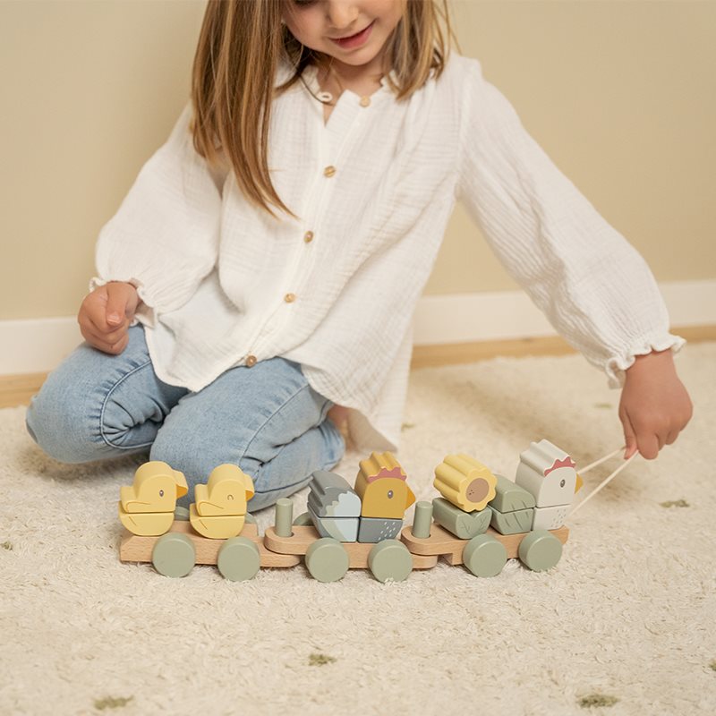 Little Dutch - Stacking Train - Chicken Little Farm - Swanky Boutique