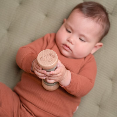 Little Dutch - Rain Rattle, Wooden - Little Farm - Swanky Boutique 