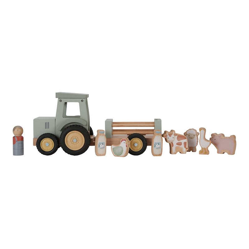 Swanky Boutique Tractor including trailer - Little Farm Little Dutch