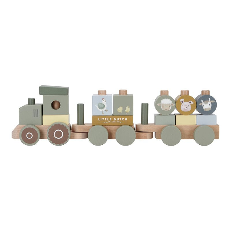 Stacking Train, Tractor - Little Farm – Swanky Boutique