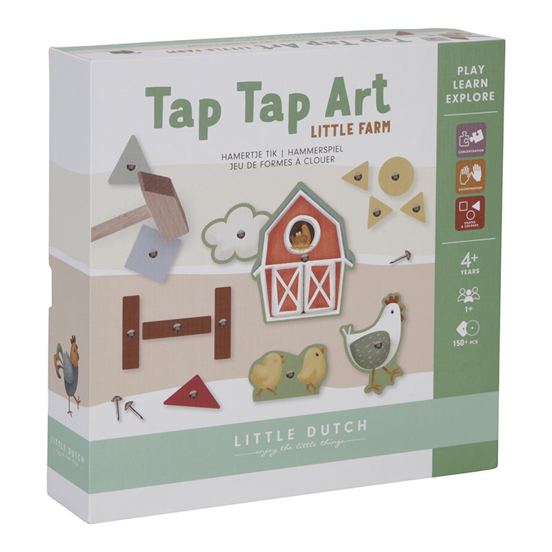 Little Dutch - Tap Tap art set Little Farm - Swanky Boutique