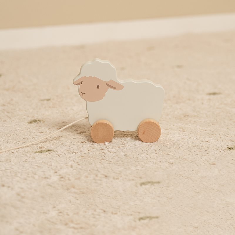 Swanky Boutique Pull-Along Animal, Sheep Little Farm Little Dutch