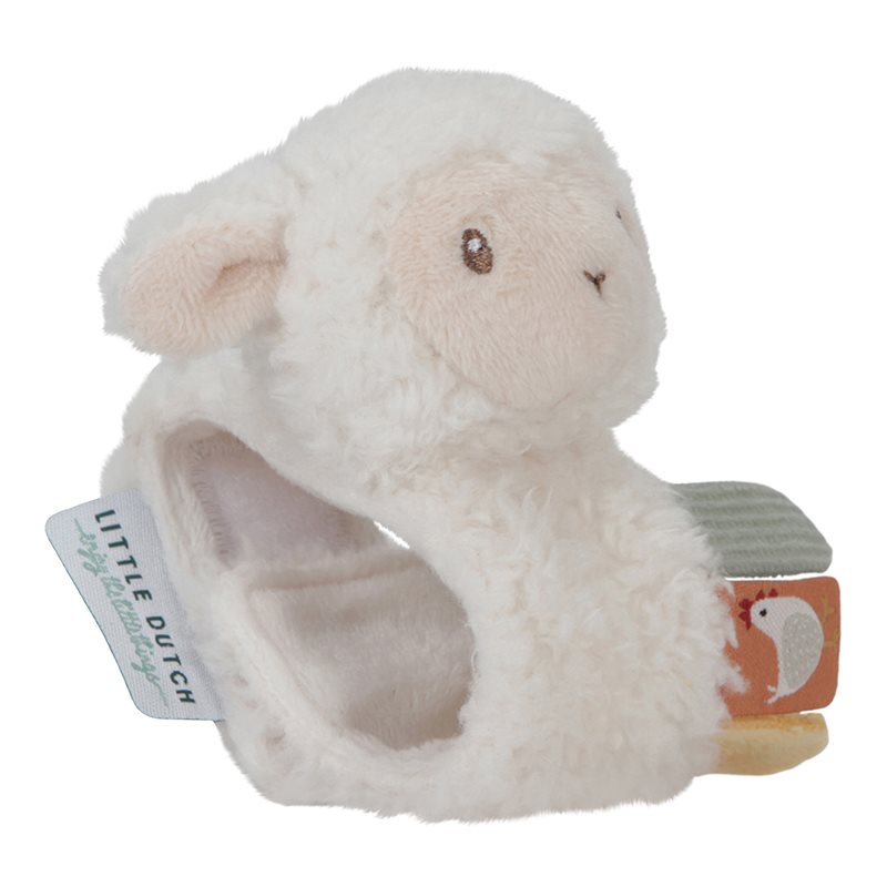 Little Dutch Wrist rattle sheep Little Farm- Swanky Boutique