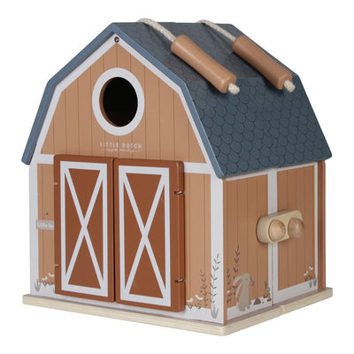 Swanky Boutique Doll's House, Wooden (Small - Portable) - Little Farm  Little Dutch