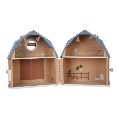 Swanky Boutique Doll's House, Wooden (Small - Portable) - Little Farm  Little Dutch