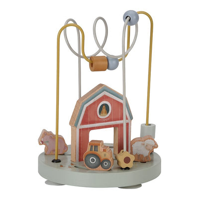 Swanky Boutique Activity Spiral, Wooden - Little Farm Little Dutch