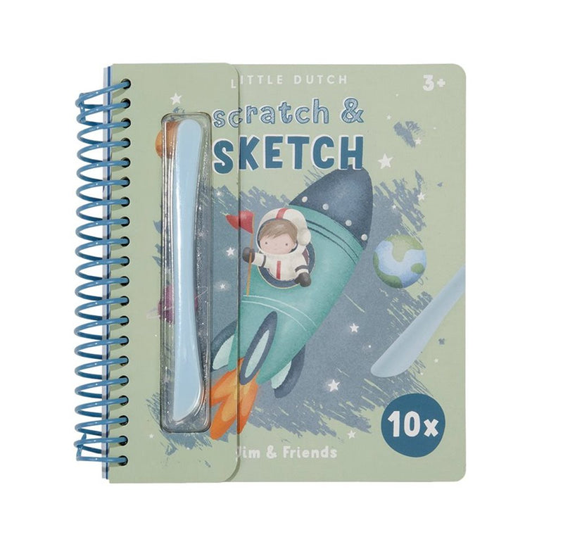 Little Dutch - Scratch & Sketch Book Jim & Friends - Swanky Boutique