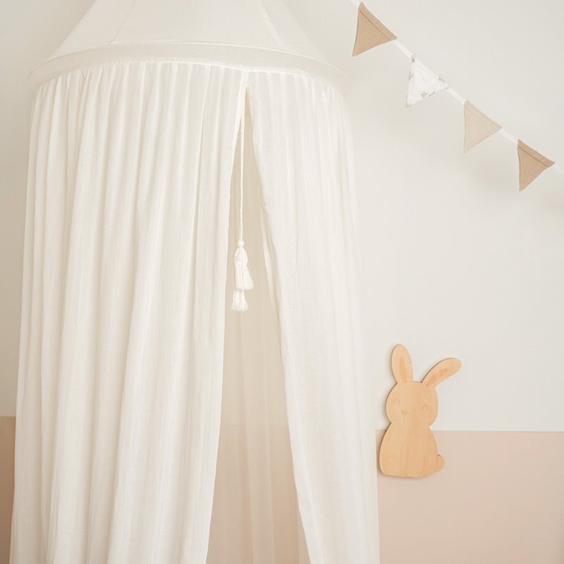Little Dutch - Canopy muslin Soft White- Swanky Boutique