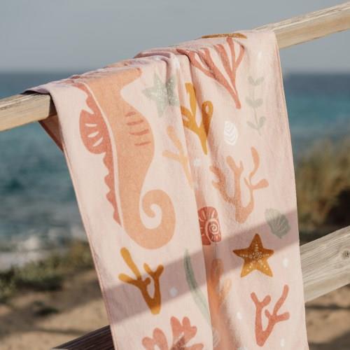 Little Dutch - Beach towel Ocean Dreams Pink- Swanky Boutique