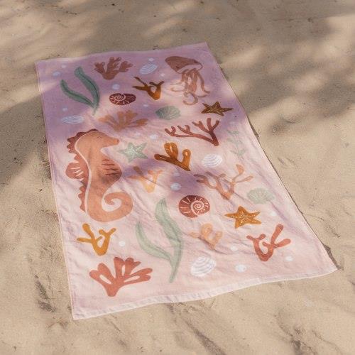 Little Dutch - Beach towel Ocean Dreams Pink- Swanky Boutique